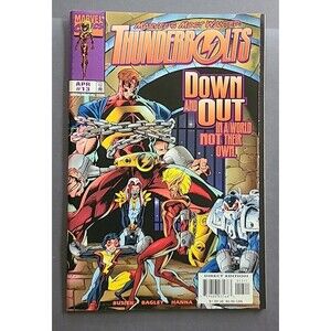 VTG Thunderbolts (1997 series) #13 Near Mint Marvel comics Direct Edtion Comic